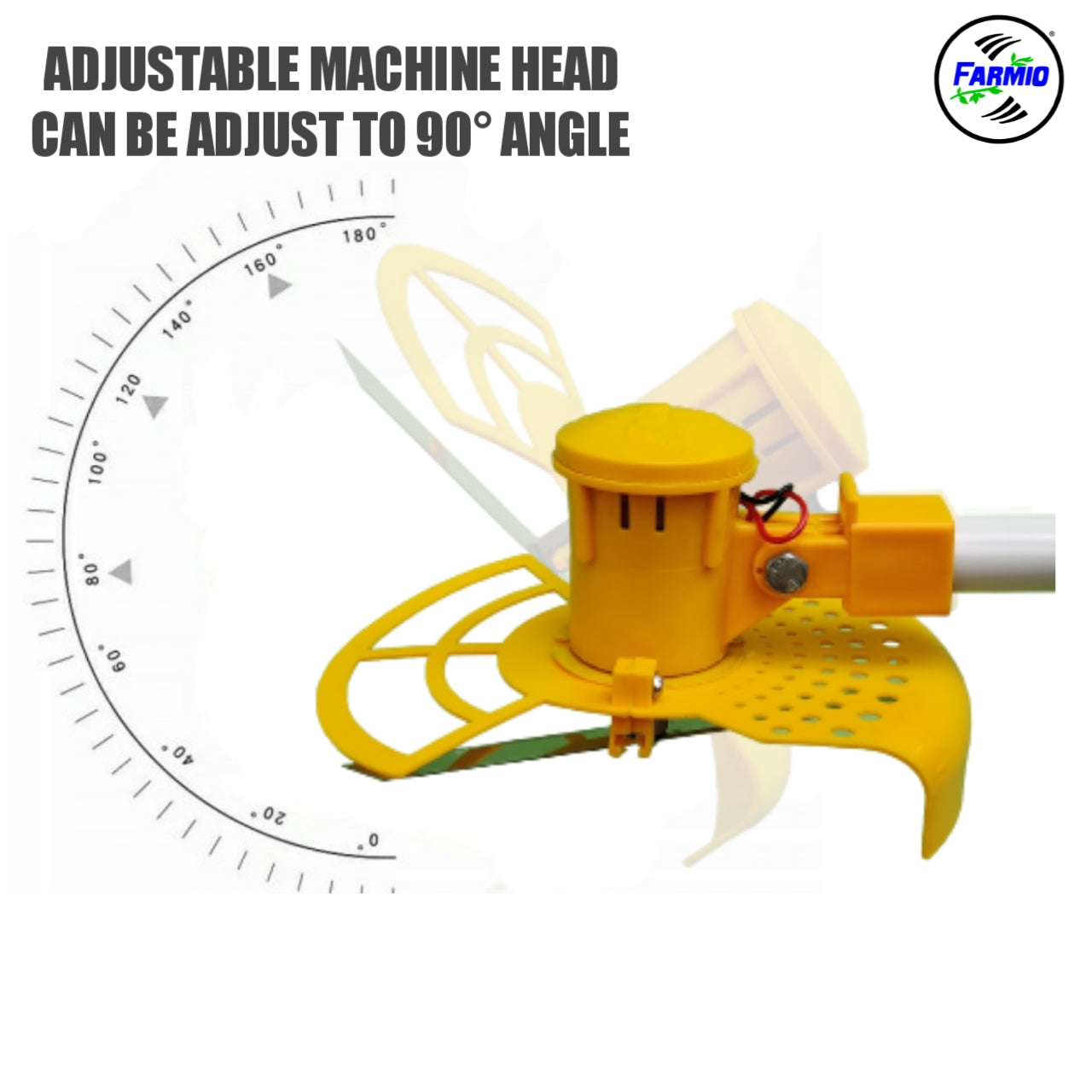 Farmio Battery Operated Sudarshan Grass Cutter (Without Battery)