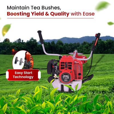 Balwaan Krishi Tea Pruner, Powerful Petrol Engine 41.5cc 2 Stroke with 100-Teeth Carbide Tip Alloy Blade Suitable for Tea Pruning & Harvesting|TP-45