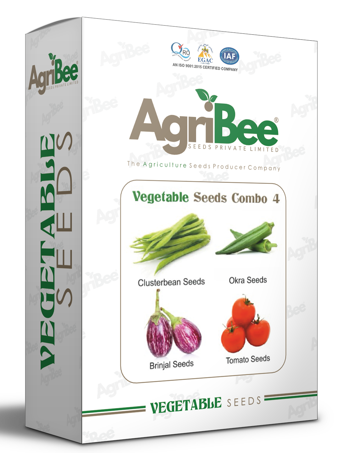 AgriBee F1 Kitchen Garden Vegetable Seeds Combo Pack – 4 Varieties