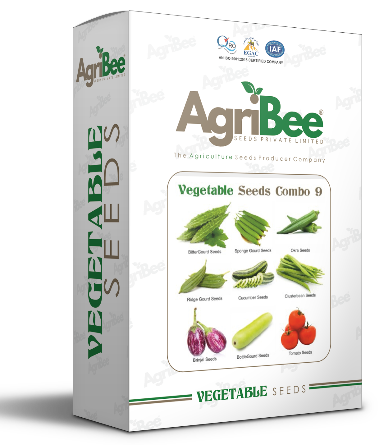 AgriBee F1 Kitchen Garden Vegetable Seeds Combo Pack – 9 Varieties
