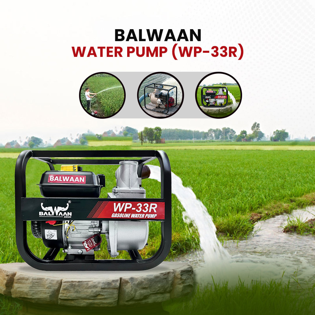 Balwaan Petrol Water Pump 7 HP WP-33R