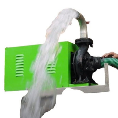 Krishi Raj Gen 3 Electric Tiller 1200W with Battery + Iron Wheel + Water Pump 3"