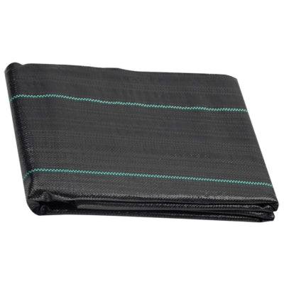 Mipatex 125 GSM Premium Garden Weed Control Barrier Sheet Mat (Black)